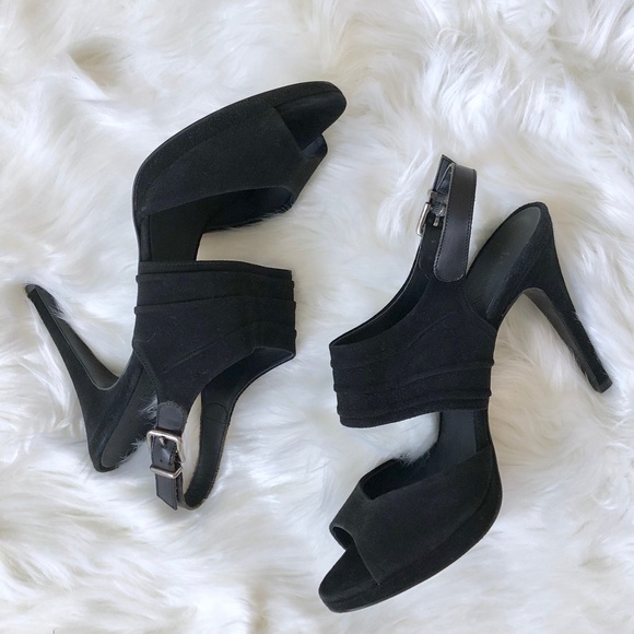 J. Crew Shoes - J CREW Nicola Suede Heels Sandals Made In Italy 10